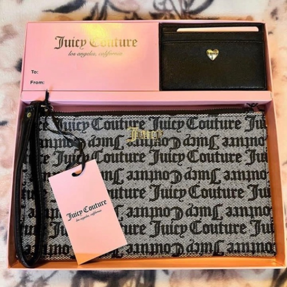 Juicy Couture purse with card holder.
